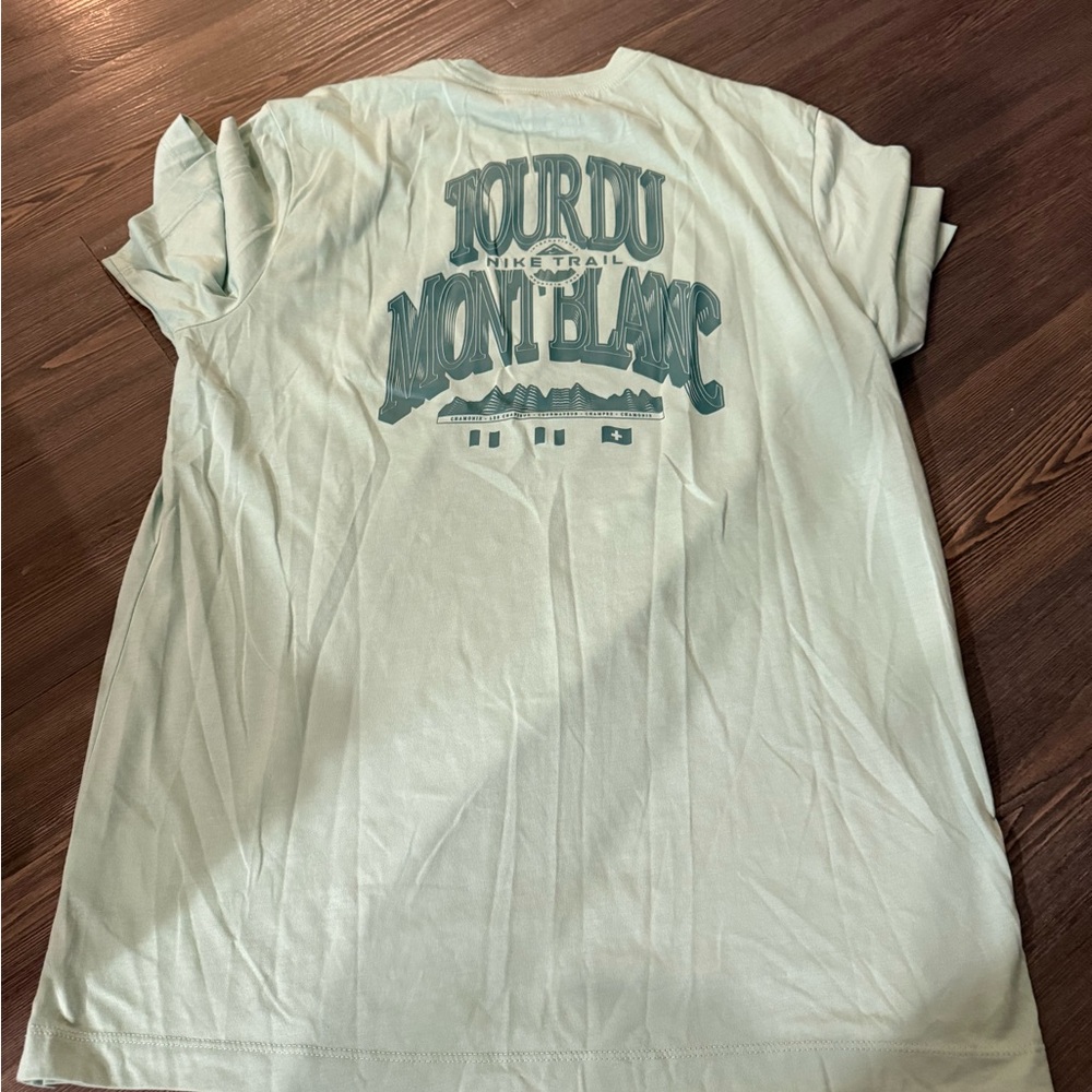 Nike Mint Green Tour du Mont Blanc Tee